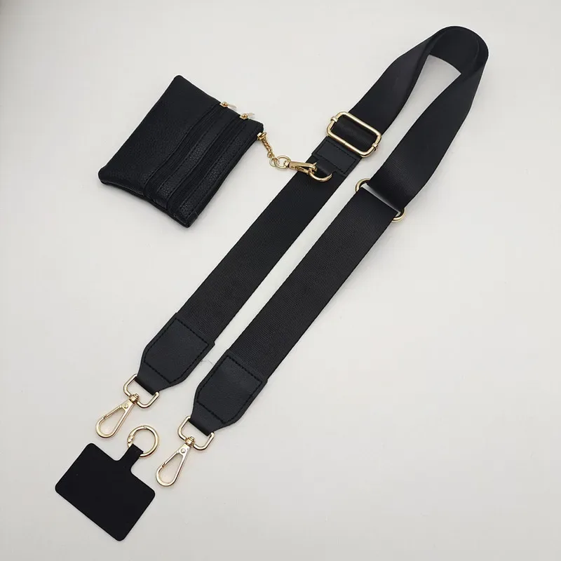 lanière de téléphone portable tendance, large sangle d'épaule amovible, sac de changement, sangle de poignet, sacoche asymétrique, accessoires, nouvelle collection