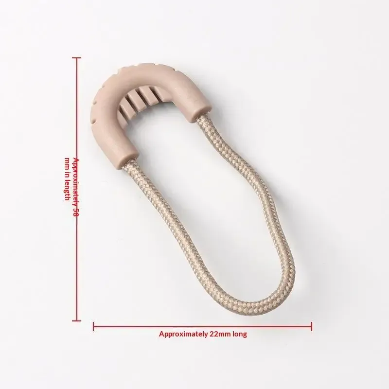 lot de 5 tirettes de fermeture éclair de remplacement pour sacs, valises, sacs à dos, tentes, cordons de fermeture éclair, clips, curseurs de fermeture éclair, accessoires vestimentaires