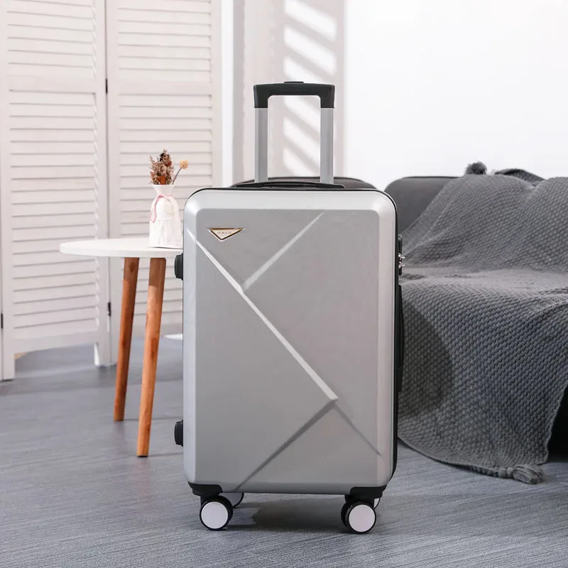 bagage 20-24-26 pouces 360 ° roue muette voyage d'affaires hommes femme bagages valise business