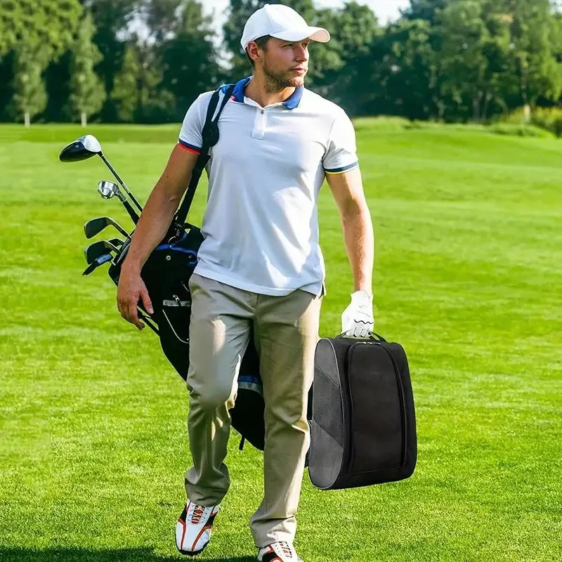 sac à chaussures imperméable en maille respirante, sac de rangement anti-poussière pour le basketball, le football, les sports de plein air, la salle de sport, les voyages