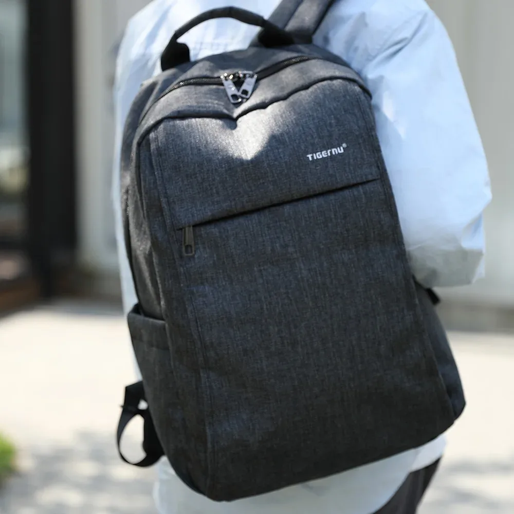 Tigernu voyage sac à dos hommes USB Port de chargement école sac à dos sacs pour hommes sac à dos mâle cartable en plein air sac à dos pour ordinateur portable adolescents