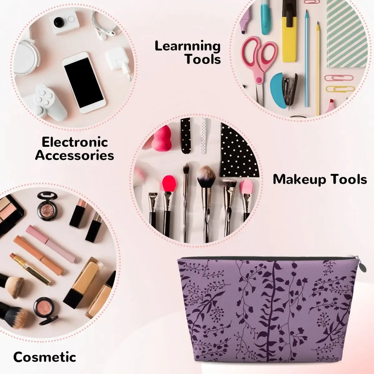 bella swan's couette version 1 twilight saga fanart femmes sacs à cosmétiques voyage maquillage organisateur pochette trousse de rangement de toilette boîte