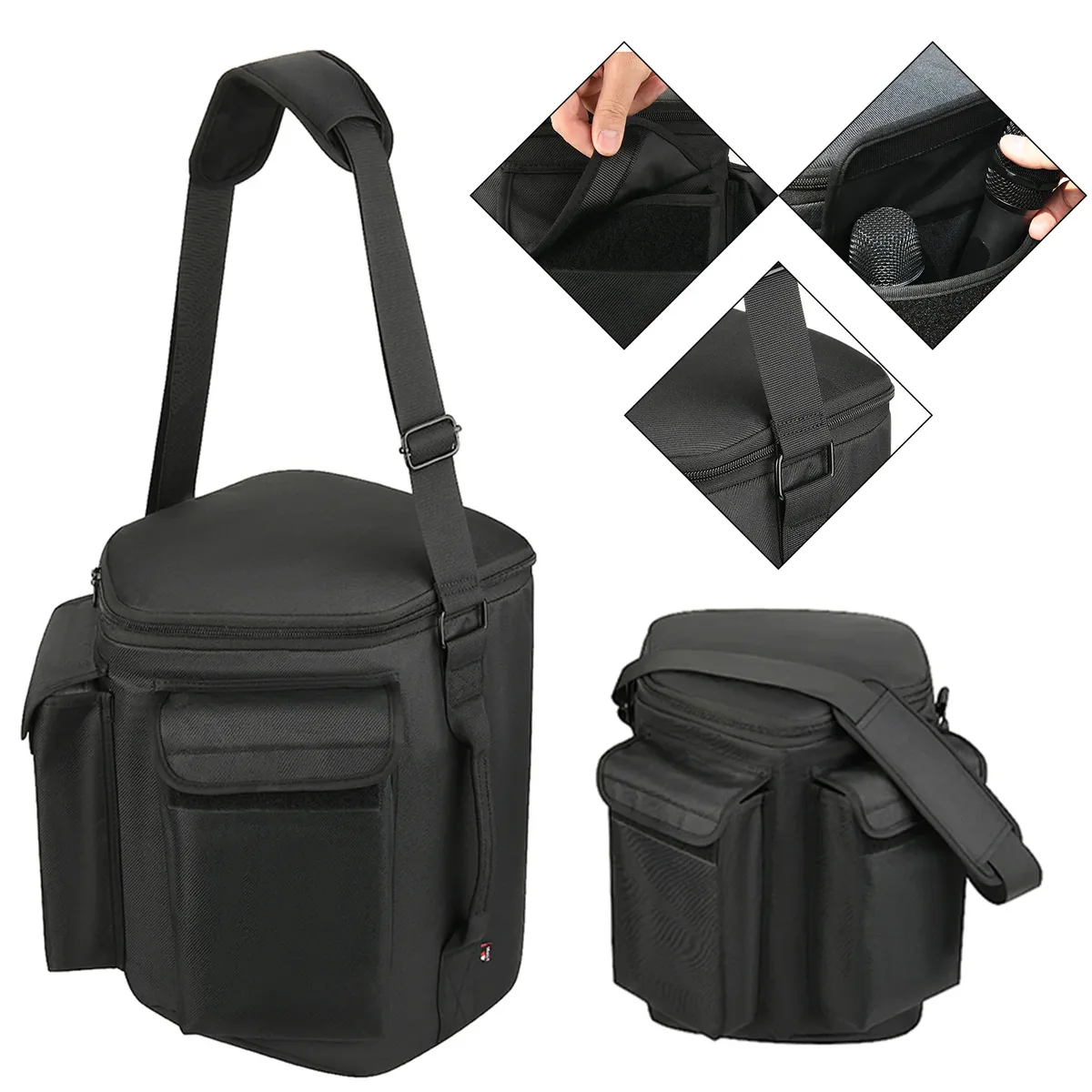 étui de transport de voyage avec poignée, bandoulière et poche pour accessoires, sac de rangement portable, sac à bandoulière pour bose s1 pro+/s1 pro
