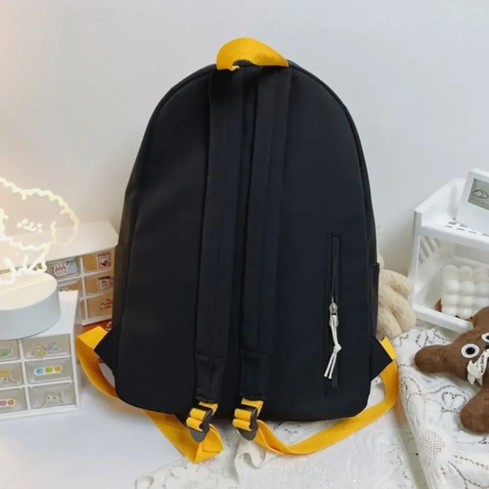 sac à dos chat de dessin animé mignon pour femme, sac à dos de voyage en nylon imperméable, cartable de grande capacité pour étudiants