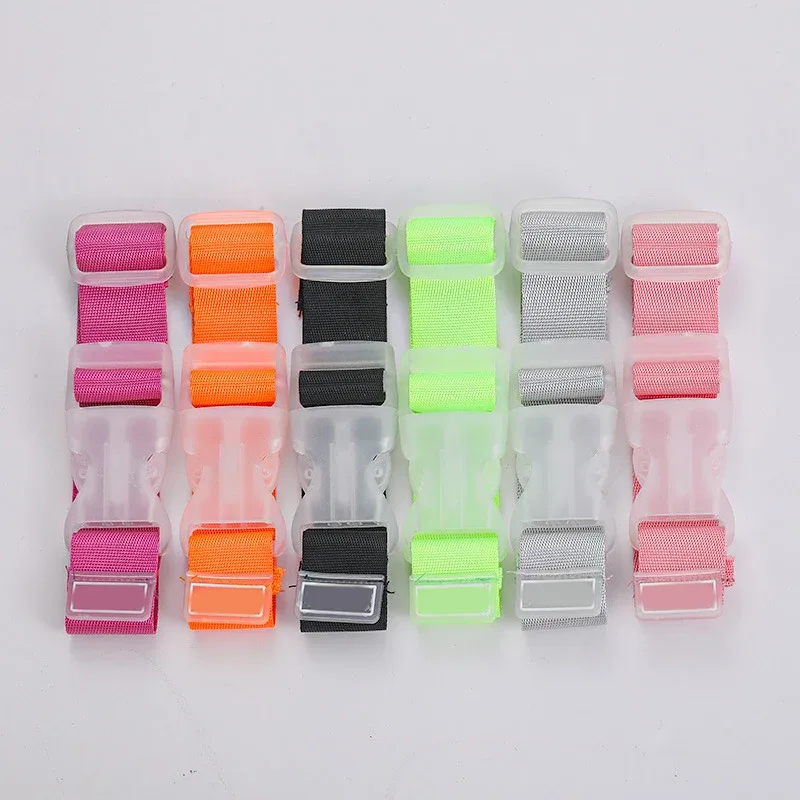 sangles de bagages réglables portables, accessoires de bagages à roulettes en nylon, sangles à boucle suspendues, sangles de sac de valise, crochets de verrouillage de ceinture