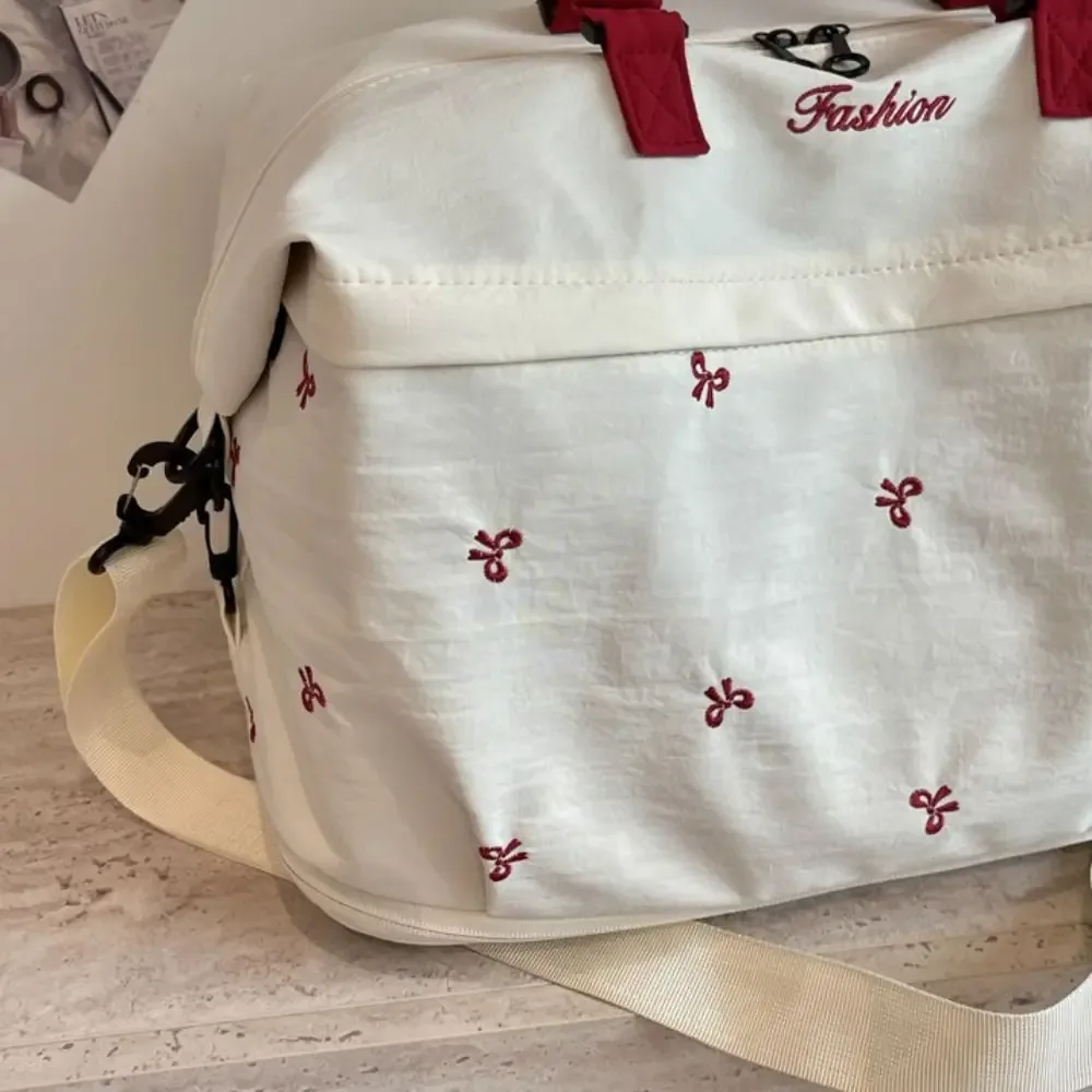 sac de voyage grande capacité avec nœud, sac de rangement imperméable pour vêtements, sac bandoulière léger et décontracté pour le fitness