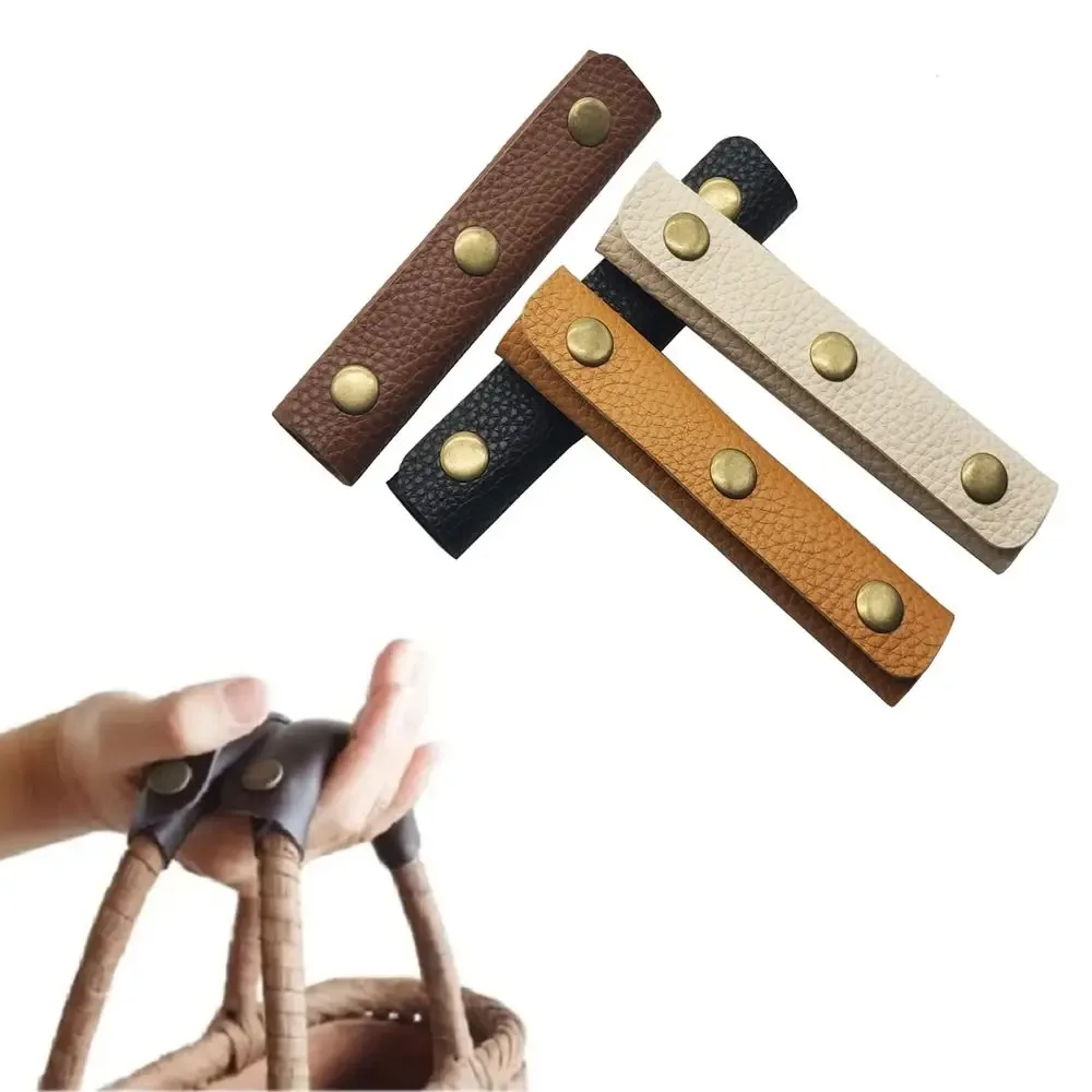 poignée de valise en cuir pu, couleur unie, design anti-choc, housse de poignée en cuir, sangle d'épaule souple, housse de poignée, accessoires de sac
