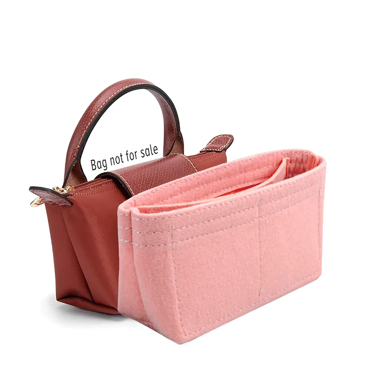 organisateur de sac pour longchamp, mini sac de rangement, sac de doublure, sac à main en feutre, sac de doublure