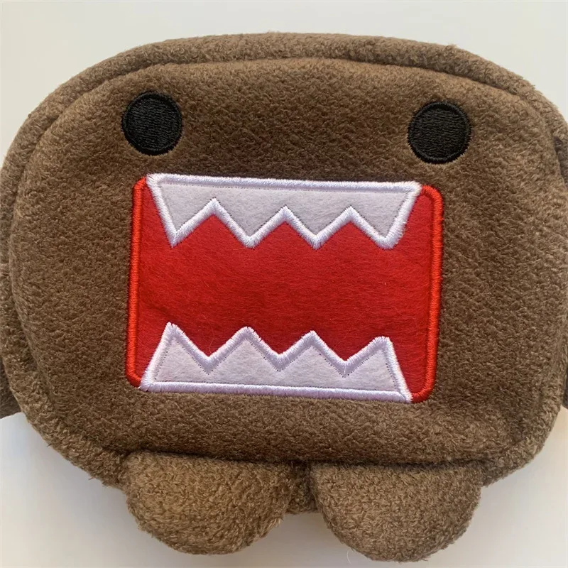 domo kun – sac de rangement multiple en peluche, pochette de rangement de maquillage, porte-monnaie mignon kawaii, portefeuille, sacs à cosmétiques, trousse de maquillage de beauté
