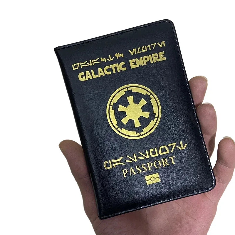 couverture de passeport noire en cuir pu pour passeports hommes femmes portefeuille de voyage organisateur de documents porte-passeport