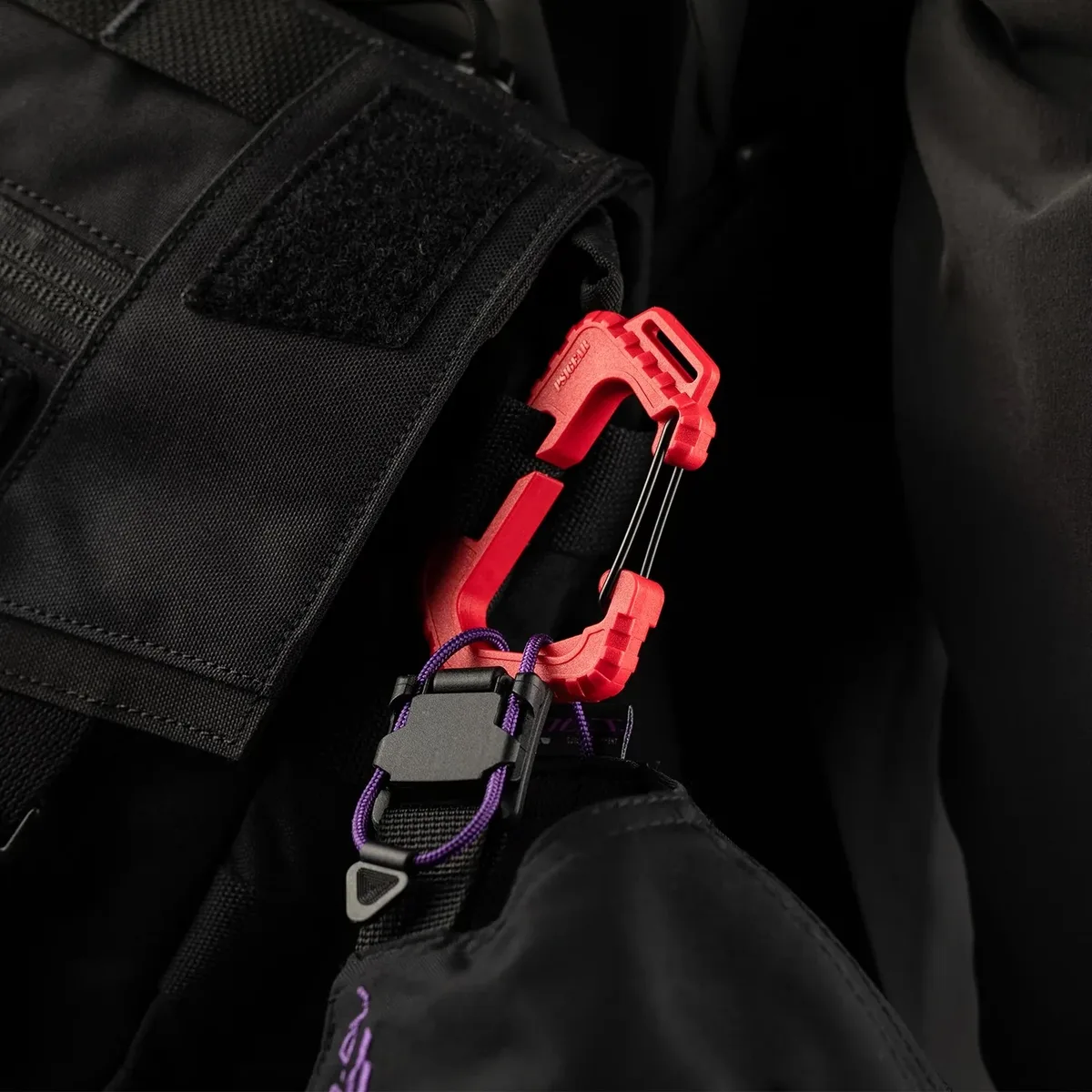 Sac à dos en plastique multifonctionnel, crochet de style Techwear, crochet DulHook, sac de sport décontracté en plein air, crochets à boucle en D