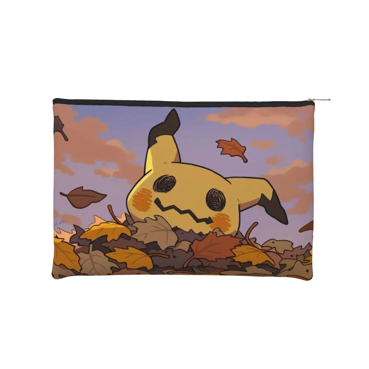 sac de voyage léger et mignon pokemon, pochette de maquillage eeveelution, trousse de toilette avec fermeture éclair, pochette cosmétique de voyage