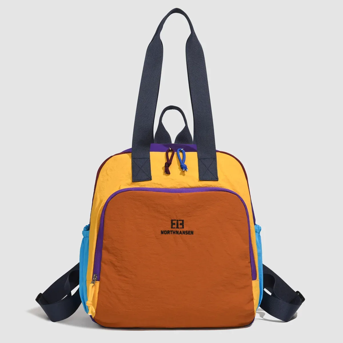 sac bandoulière, en toile color-block, sac à dos original homme 2026, sac fourre-tout multifonctionnel grande capacité pour femme, sac d'étudiant