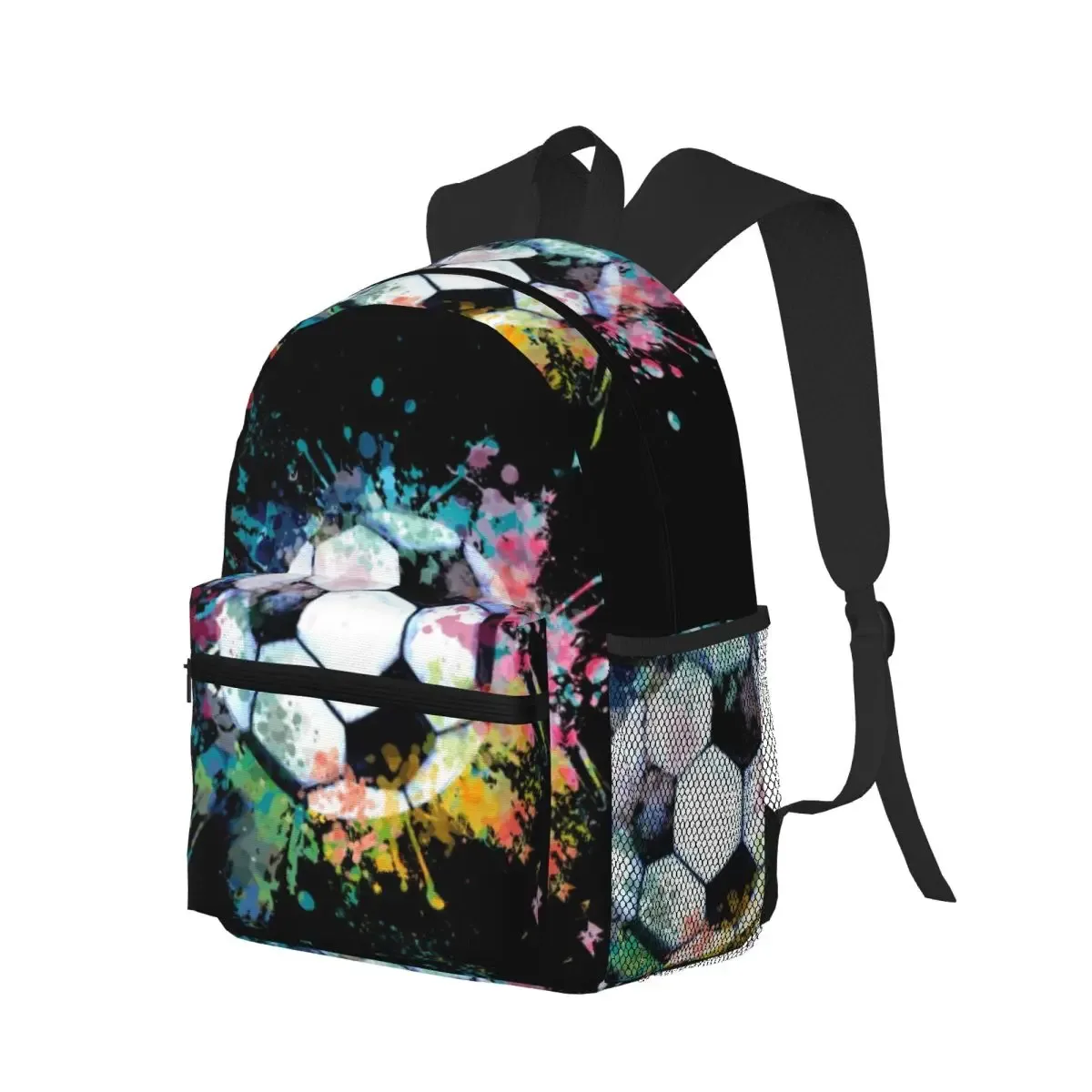 sac à dos de football pour étudiants, sac d'école pour enfants, sac à bandoulière pour ordinateur portable pour garçons et filles