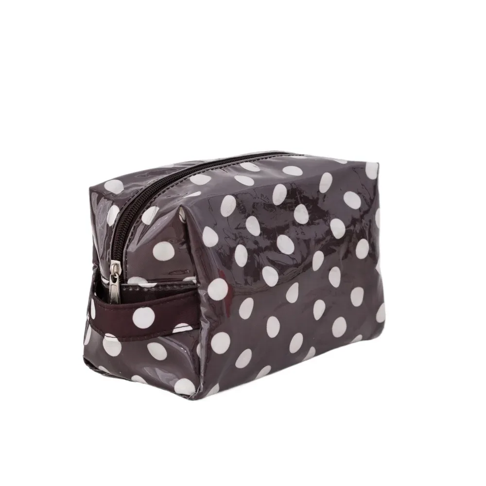 brlponve trousse de maquillage élégante et imperméable, pochette cosmétique compacte et durable, idéale pour les voyages, tendance et pratique avec doublure oxford
