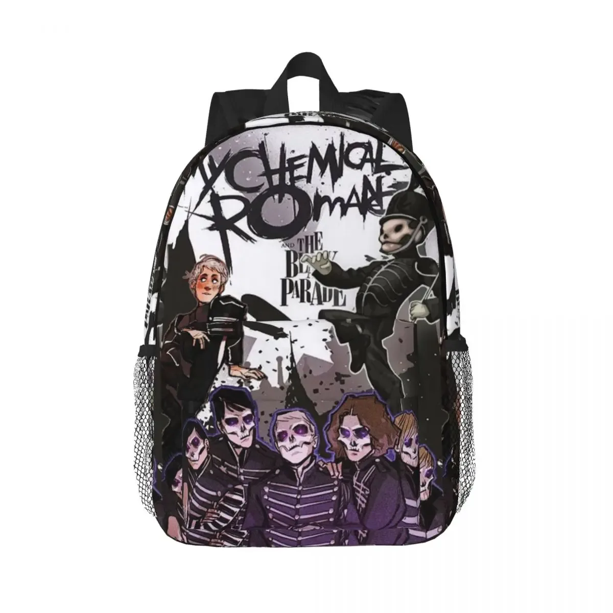 mon roman chimique sac à dos étudiant garçons filles bookbag enfants sac d'école ordinateur portable sacs à bandoulière pour hommes femmes