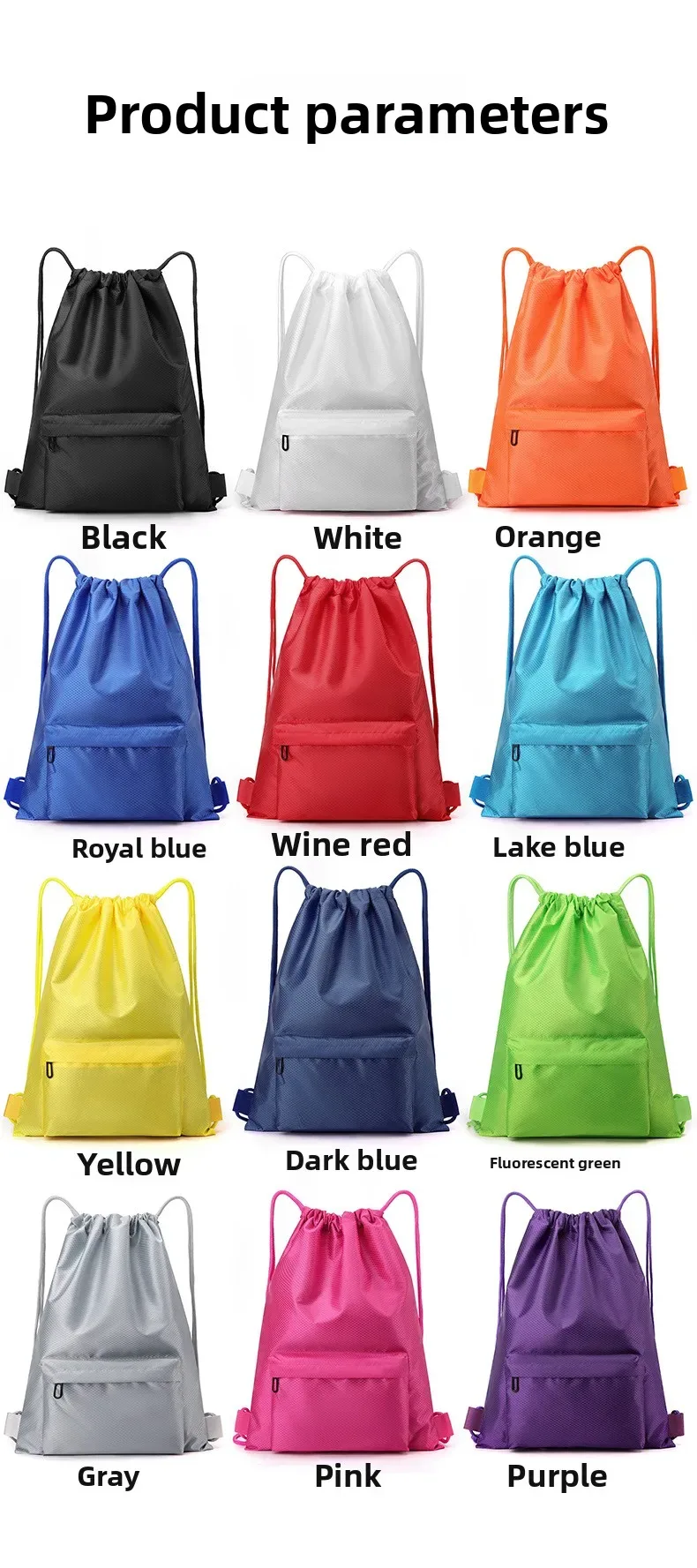 logo personnalisé sac à dos étanche avec cordon de serrage sports de plein air sac de fitness alpinisme sac à dos de course sacs à dos transfrontaliers pour hommes