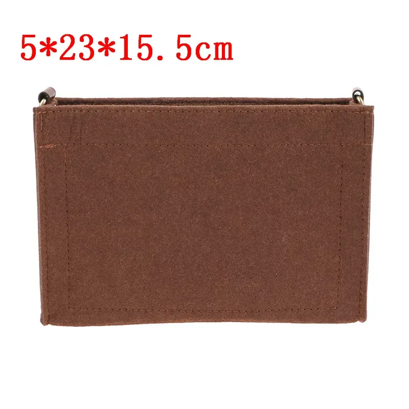 trousse de toilette en poudre avec anneau en d, insert de sac à main de luxe, 19, 26