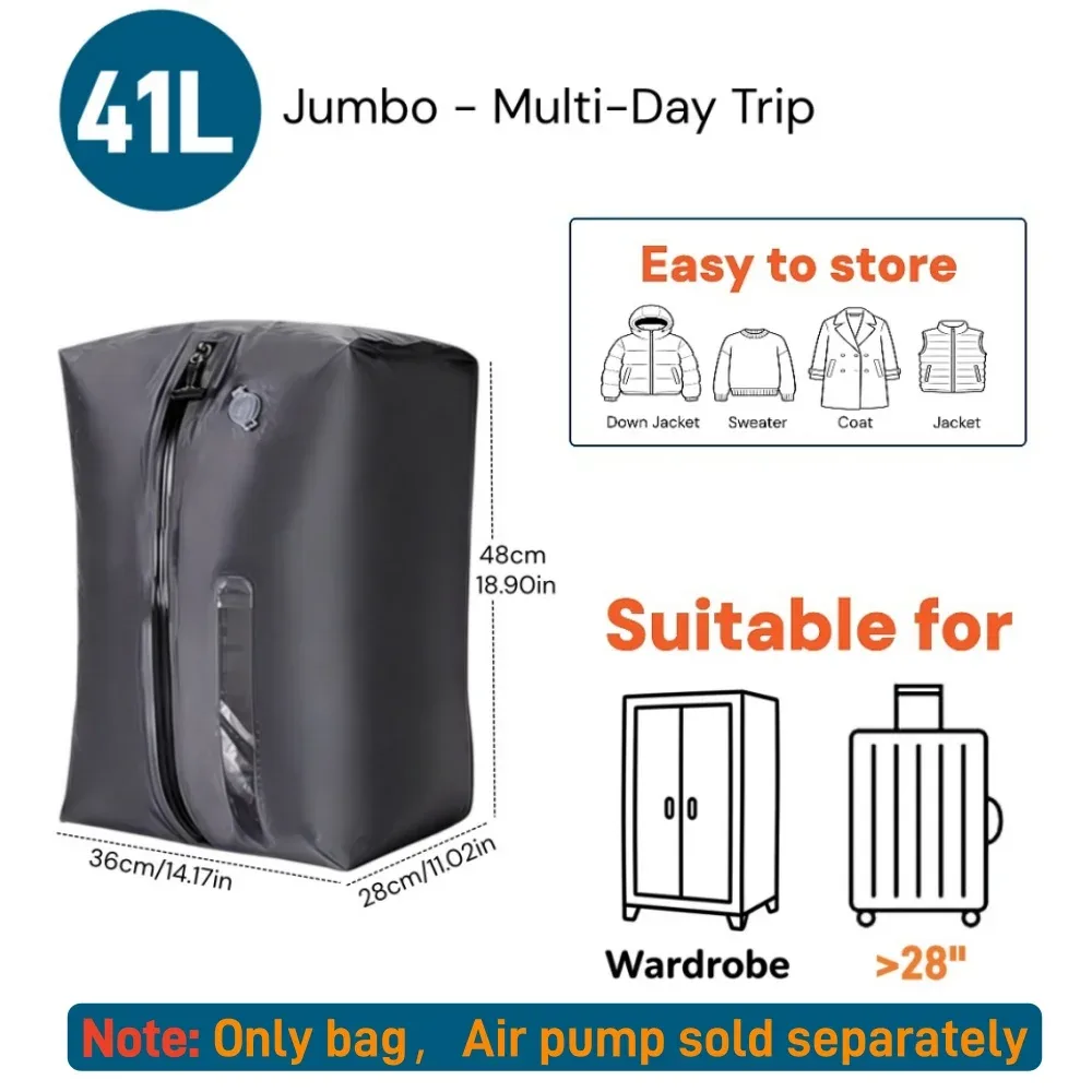 sacs de compression de voyage, sacs de rangement sous vide imperméables pour vêtements et valises, sacs gain de place pour les essentiels de voyage et de déménagement,voyage & avion accessoire,vacances indispensable