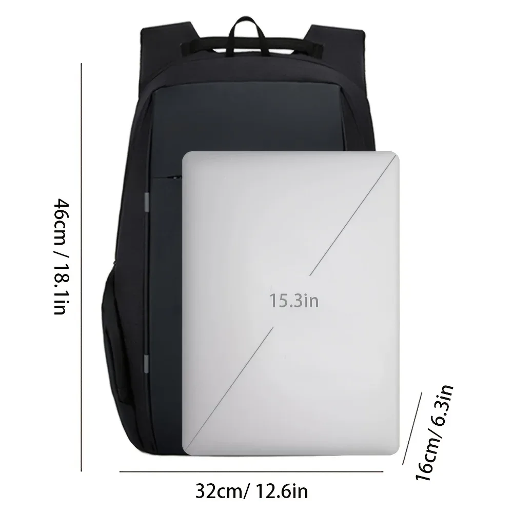 sac à dos antivol pour ordinateur portable 15 pouces pour hommes, sac d'affaires de grande capacité, sac à bandoulière de voyage, multifonctionnel avec sacs à dos usb