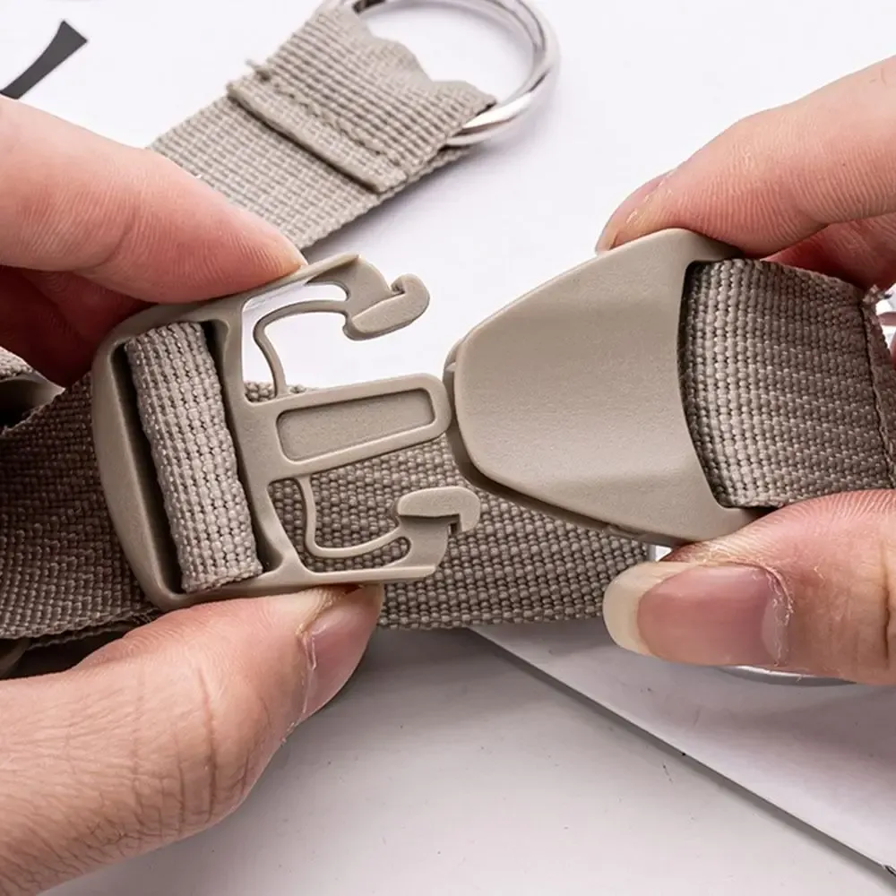 sangle de bagage réglable en nylon avec boucle de verrouillage anti-perte, ceinture de fixation multifonctionnelle pour bagages