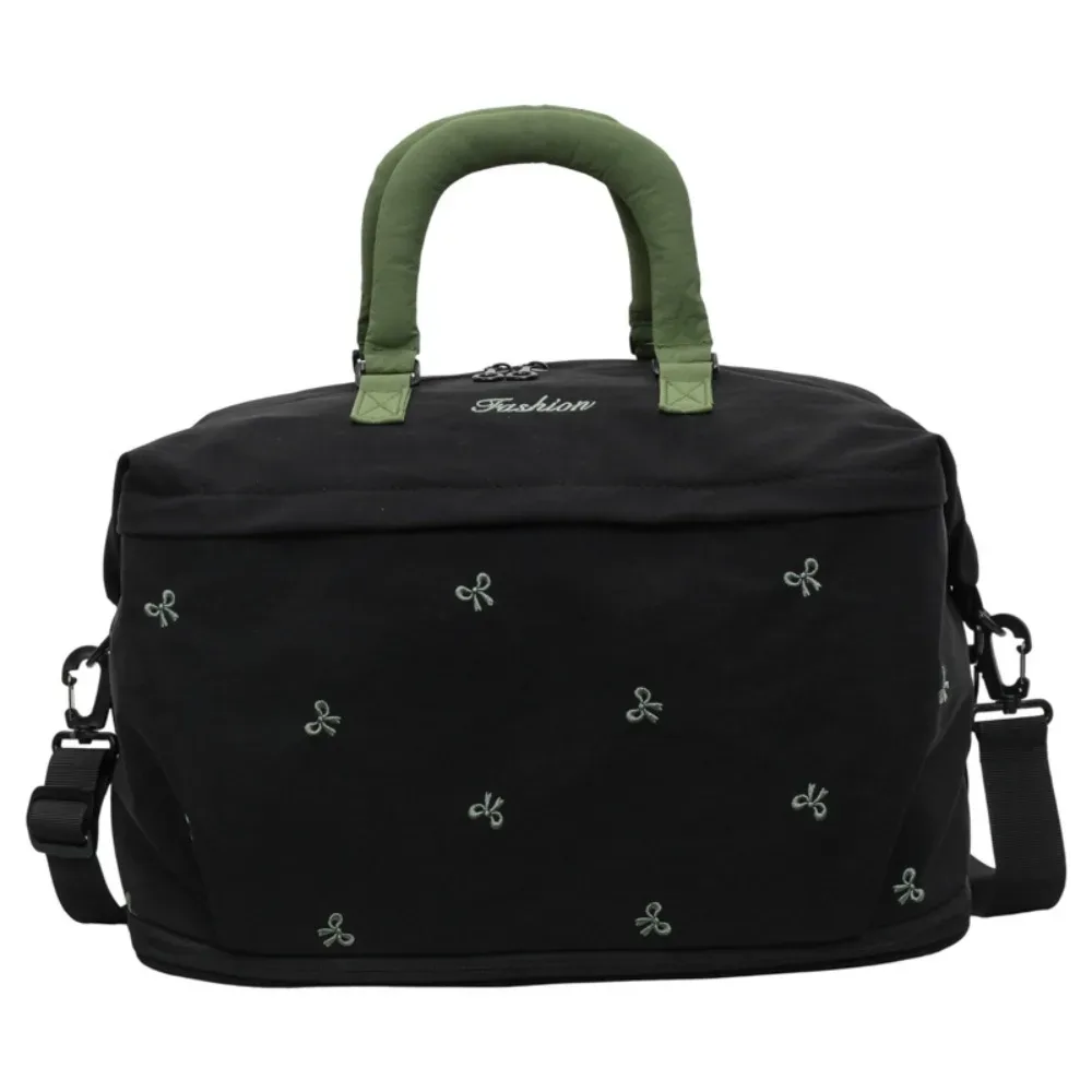 sac de voyage grande capacité avec nœud, sac de rangement imperméable pour vêtements, sac bandoulière léger et décontracté pour le fitness
