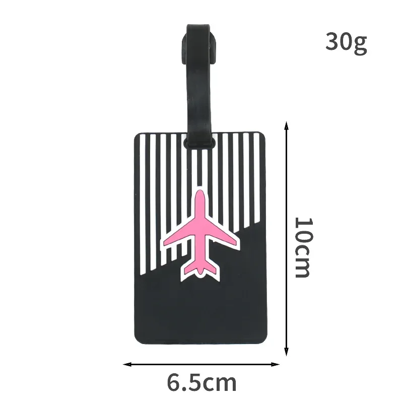 étiquettes de bagage étiquette de valises de voyage étiquette de bagage mignonne en silicone étiquettes de nom d'identification créatives étiquettes de voyage accessoires de voyage