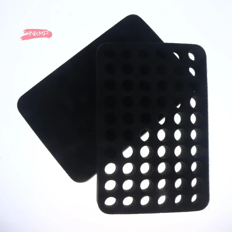 tampon organisateur en mousse à 60 fentes avec séparateurs amovibles pour huiles essentielles de vernis à ongles de 15 ml/10 ml-section inférieure non incluse