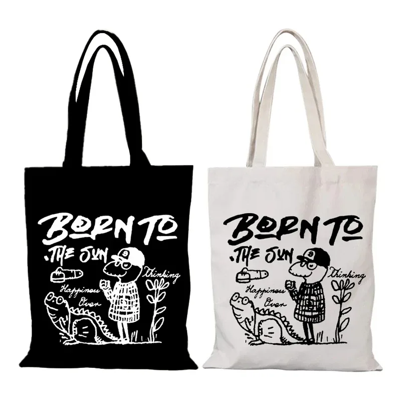 eco sac caractère mignon loisirs homme sac fourre-tout sacs en tissu nouveaux sacs à main femmes sac à main sh