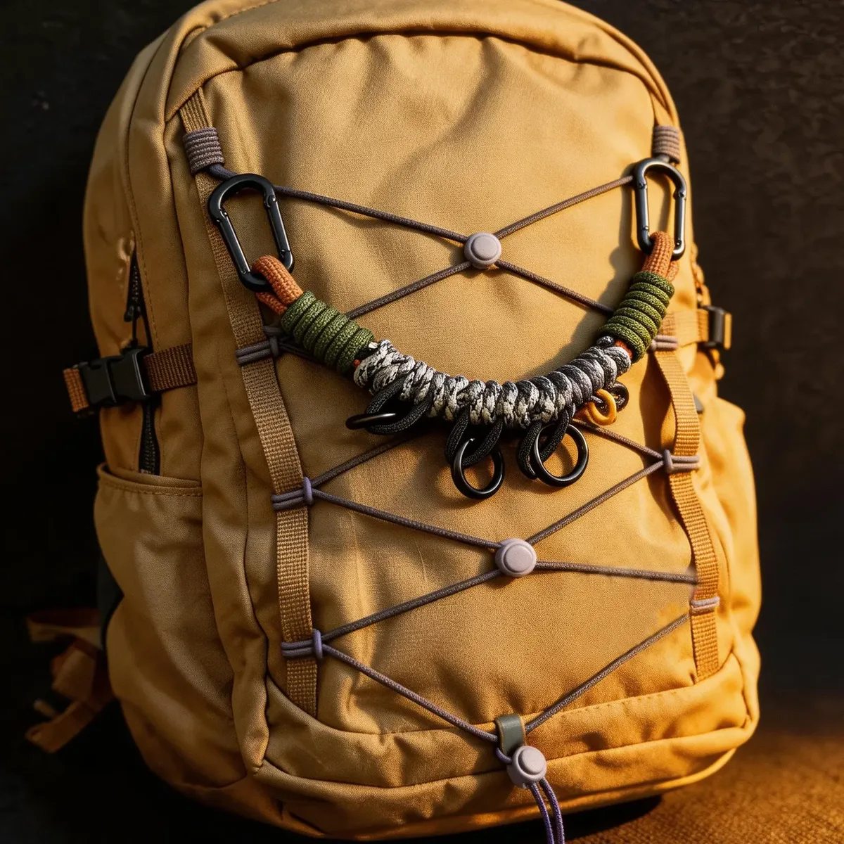 cordon de paracorde multifonction tressé à la main pour sac à dos, accessoires de modification diy pour sac à main, sangle tactique extérieure