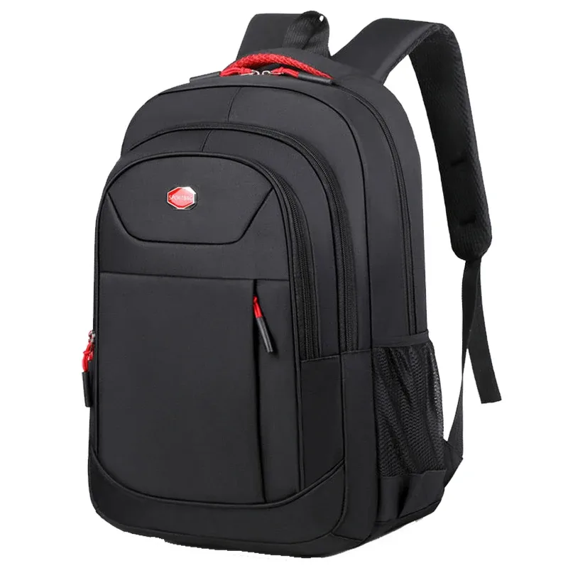 sac à dos double épaule pour hommes et femmes – couleur unie – voyage d'affaires, voyage d'affaires, déplacement, usage décontracté