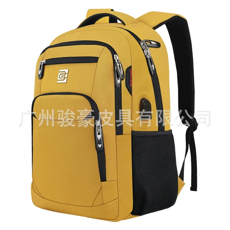 sac à dos pour ordinateur portable avec port de chargement usb, antivol, mince, durable, voyage d'affaires, sac d'école universitaire, femmes et hommes, 15.6 pouces, 17 pouces