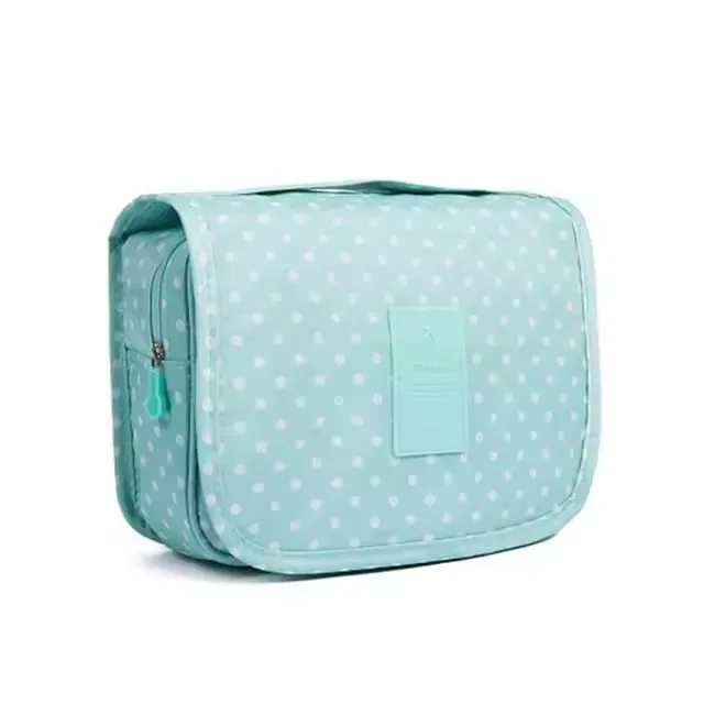 sac de toilette portable imperméable avec crochet, organiseur de maquillage multifonctionnel pour femmes, idéal pour les voyages