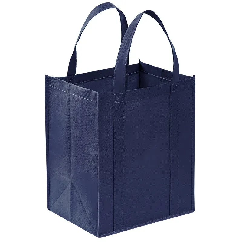 sac à provisions non tissé de grande capacité, sac fourre-tout pliable, sacs fourre-tout réutilisables, sac à main de voyage extérieur, pocommuniste de rangement