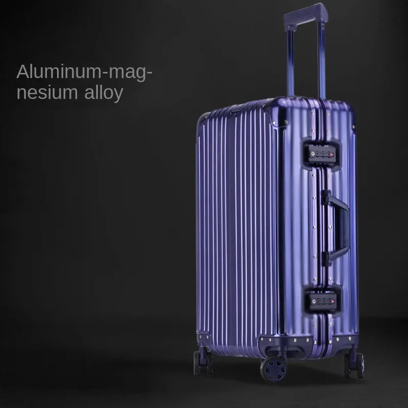 valise à cadre en aluminium 29 pouces tsa boîtier de chariot à serrure douanière roue universelle 20 "26" boîte d'embarquement à bagages valise de voyage