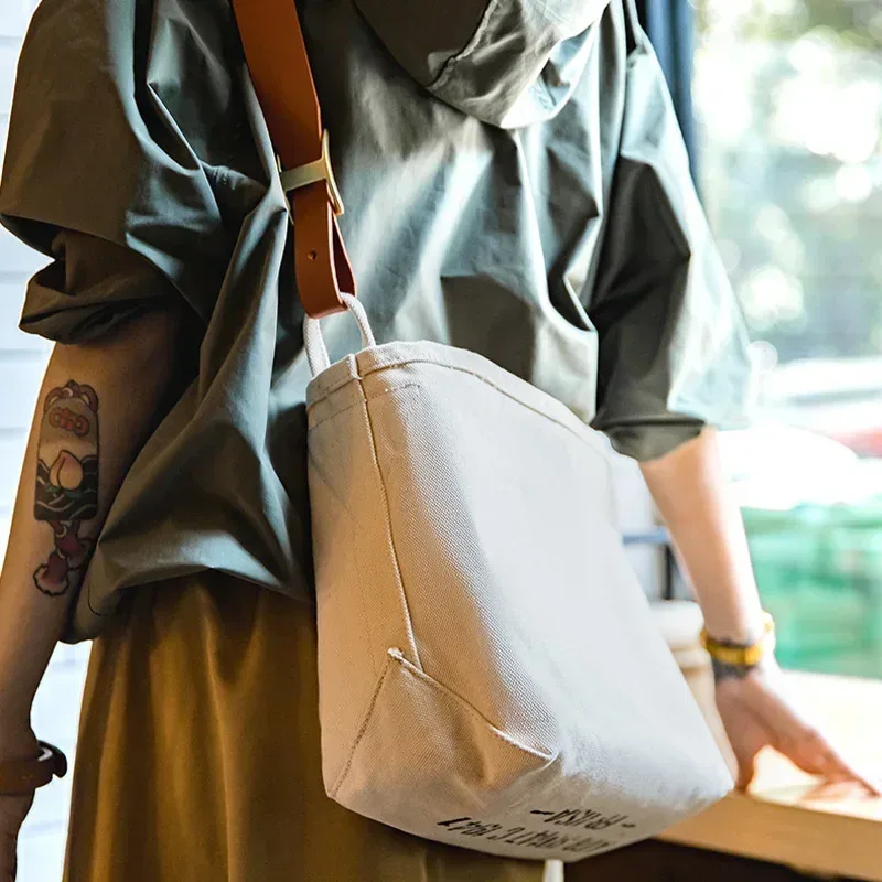 maden-sac à bandoulière en toile imprimée pour homme et femme, fourre-tout vintage unisexe, voyage décontracté, designer, tendance 2022, e27