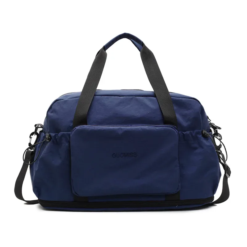 sac de voyage pliable à grande capacité pour les courts séjours, bagage d'affaires, sac de rangement à bandoulière, sac de sport en tissu oxford