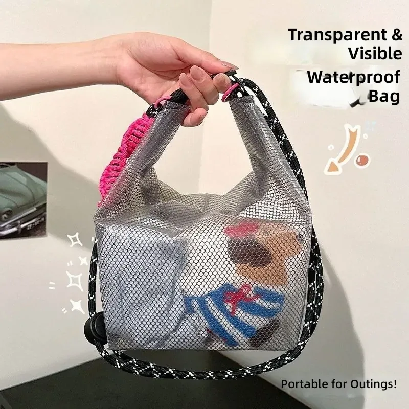 sac de bain étanche avec séparation sec/humide, grande capacité, sac de plage, de sport et de voyage, organiseur portable pour articles de toilette et maquillage