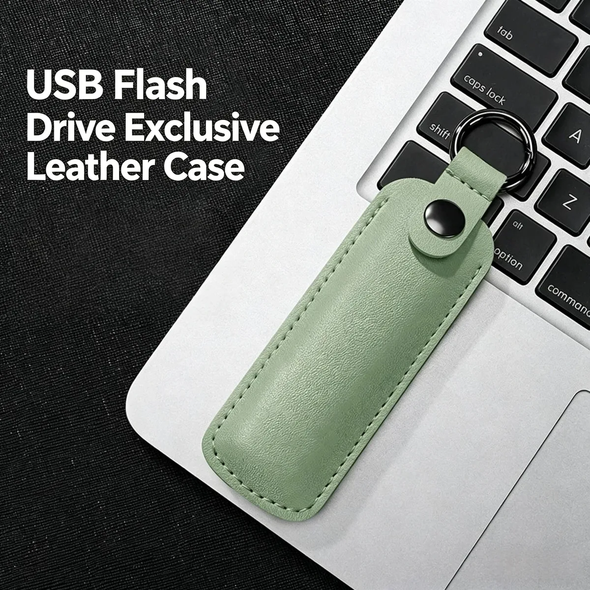 étui en cuir pour clé usb, porte-clés anti-perte, housse de protection pour clé usb, sac de rangement pour clé usb, support portable pour clé usb