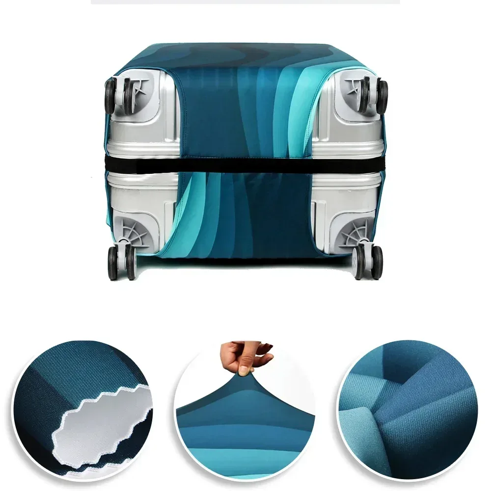housse de protection élastique pour valise de voyage, série rose gold, adaptée aux valises de 18 à 32 pouces