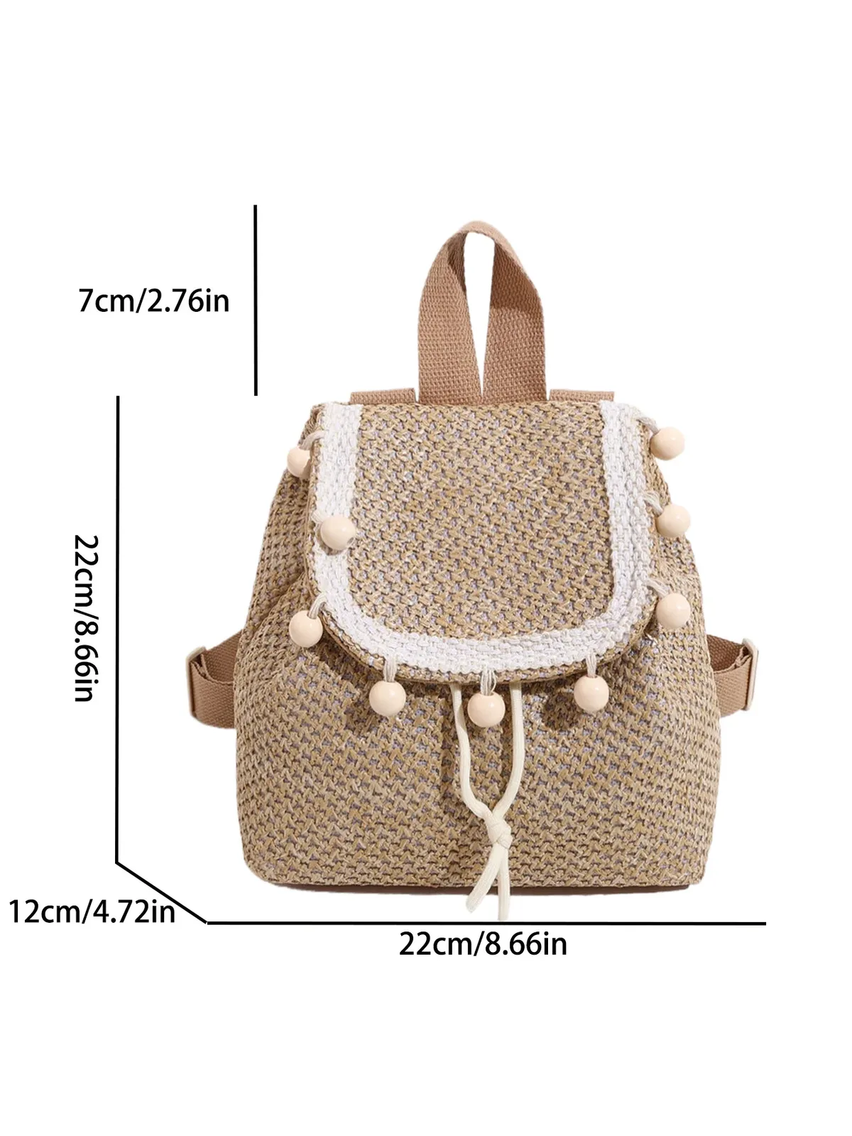 sac à dos tissé en paille personnalisé pour filles, cadeau d'anniversaire unique, sac à dos de plage, nom personnalisé, sac à dos de vacances