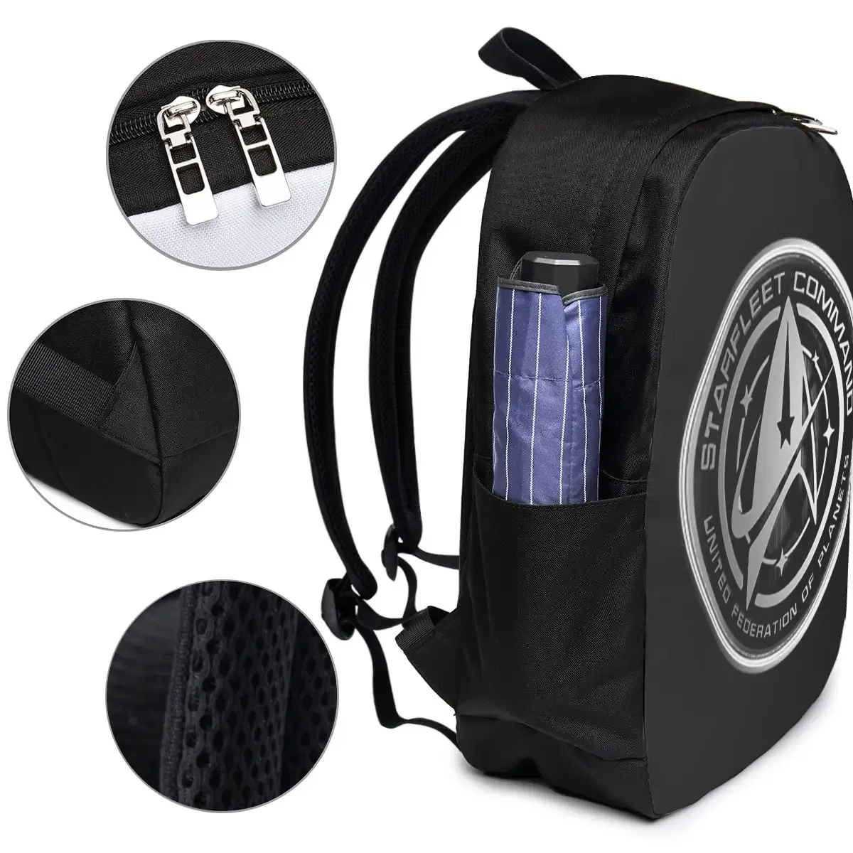 sac à dos star treks science fiction tv series, sac de voyage pour ordinateur portable, sac d'école pour étudiants, sac à bandoulière pour ordinateur portable