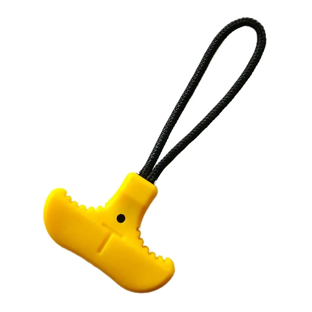 extracteur de fermeture éclair en tpu durable en forme de t multifonction pour l'extérieur, sac à dos tactique, sac de voyage, accessoires de corde arrière à fermeture éclair, 10 pièces/lot