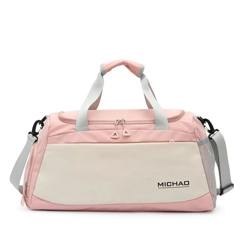 sac polochon de voyage à séparation sèche et humide, étanche, grande capacité, sac à bagages de voyage, compartiment à chaussures, résistant à l'usure