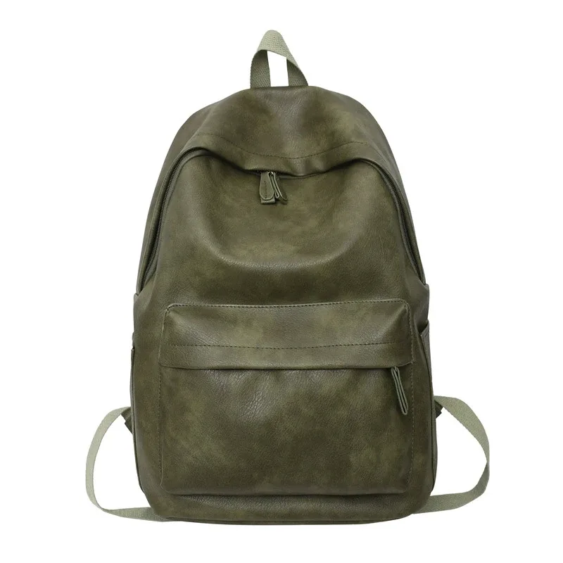 sac à dos femme en cuir pu de haute qualité sac d'école de grande capacité sac à dos pour ordinateur portable unisexe, sac à dos de voyage de mode sac à dos mochila
