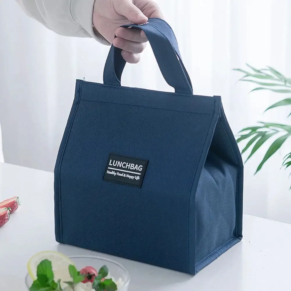 1 pièces Durable S/M/L sac thermique isolé étanche Portable refroidisseur sac à déjeuner sac de rangement pique-nique voyage