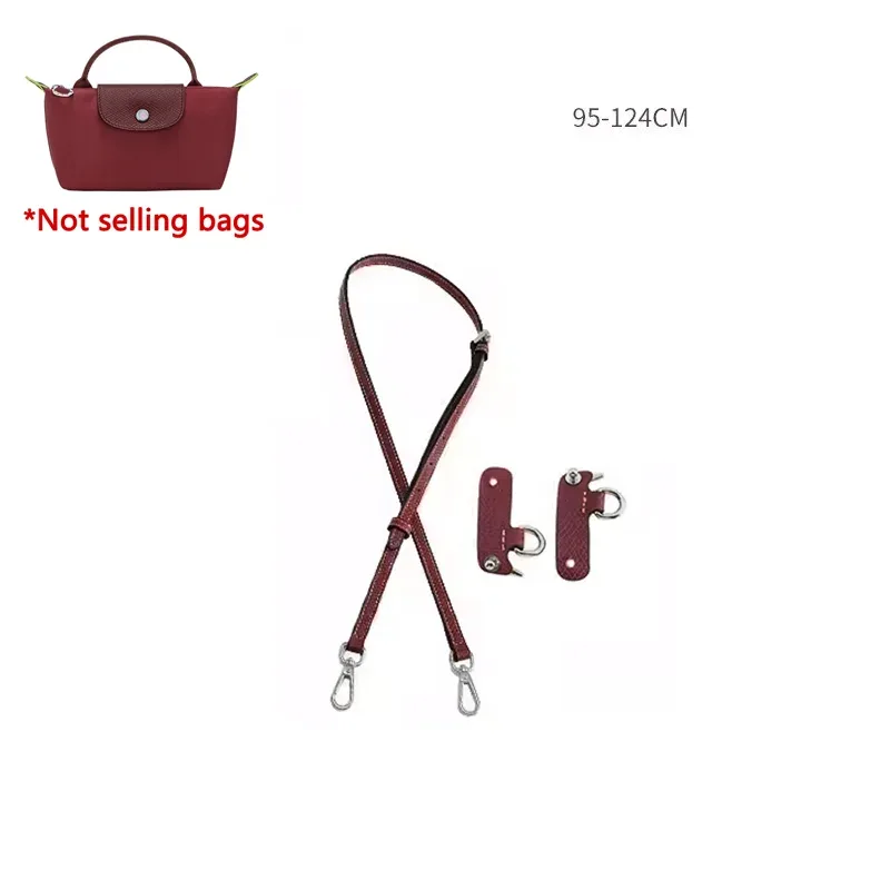 sangle d'épaule en cuir véritable adaptée au sac longchamp mini le pliage, accessoires de sangle de sac bandoulière sans perforation