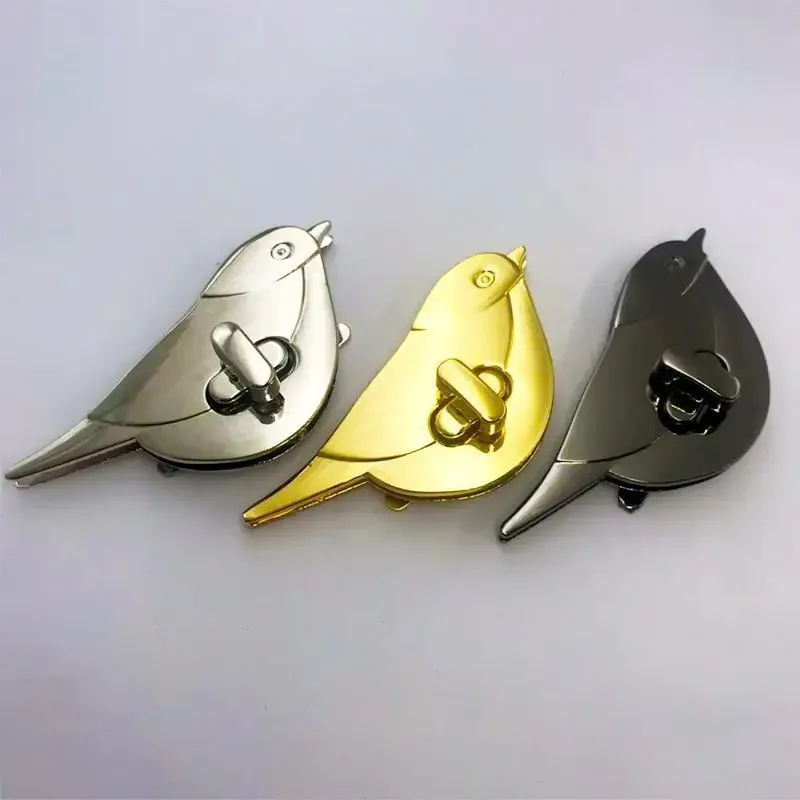 fermoirs en métal motif chat/oiseau pour sacs, pour la fabrication artisanale de sacs à main en cuir, sacs à bandoulière, accessoires de décoration et de quincaillerie