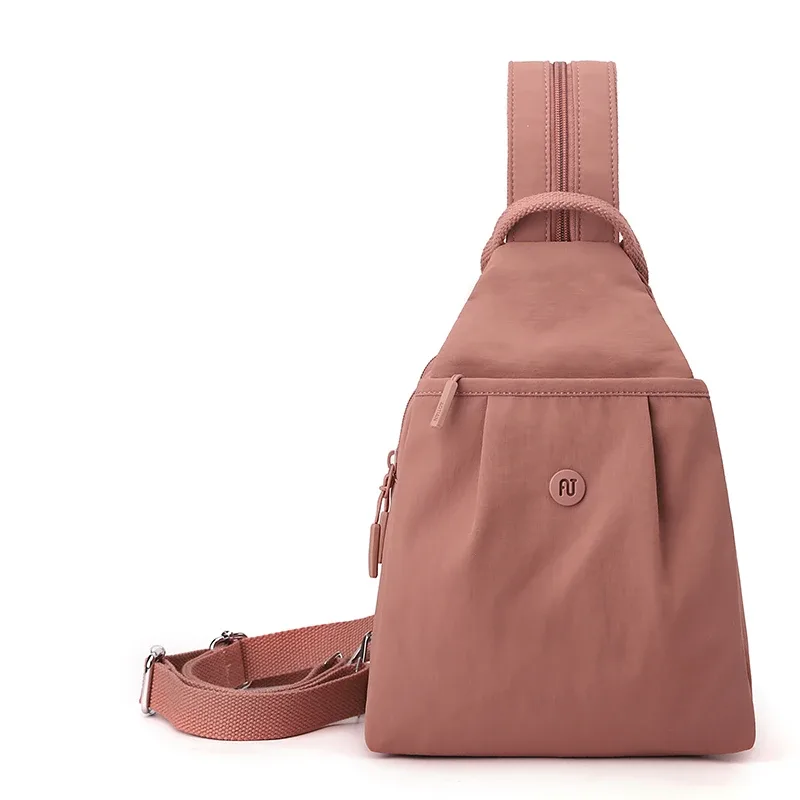 aotian sacs à dos imperméables multifonctionnels poitrine bandoulière sacs à bandoulière pour femmes adolescentes voyage sac de bouteille d'eau en nylon