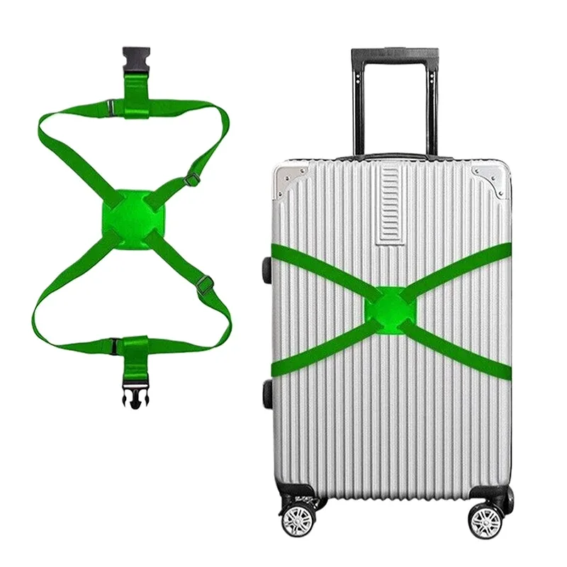 sangle de bagage élastique réglable, bande de fixation pour valise, sangle de fixation de bagages, ceinture de fixation antivol sécurisée pour le voyage